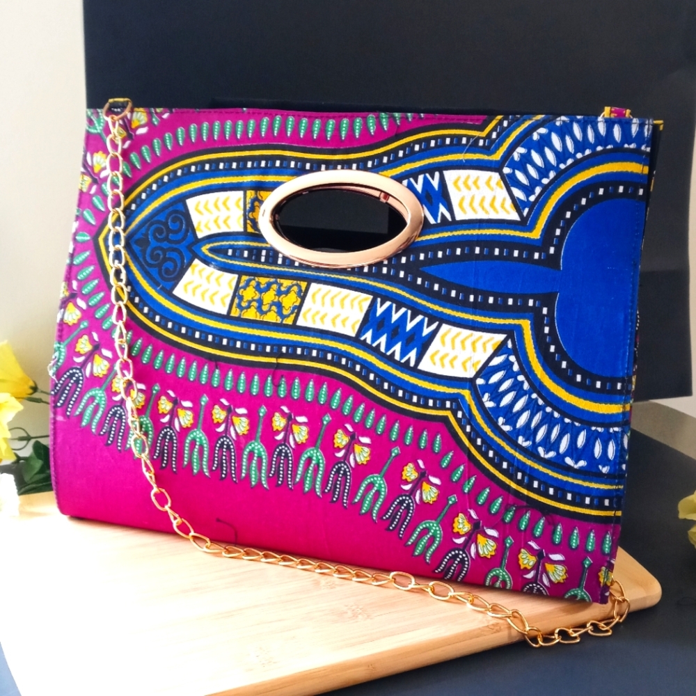 1PC Beautiful African Print Handbag